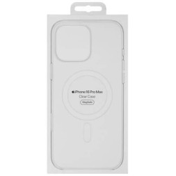 Чехол накладка для iPhone 16 Pro Max Clear Case MagSafe (прозрачный)