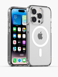 Чехол для iPhone 14 Pro Max Gurdini Alba Series with Magsafe (прозрачный)