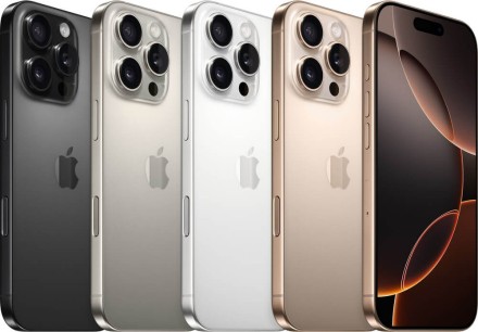 Смартфон Apple iPhone 16 Pro Max 512GB титановый чёрный