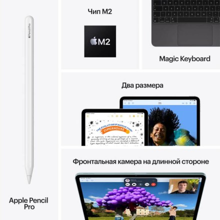 Планшет Apple iPad Air 11" 256Gb (2024) Wi-Fi синий