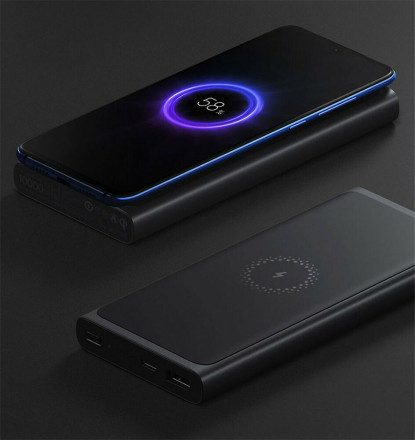 Аккумулятор с беспроводной зарядкой Xiaomi 10000mAh